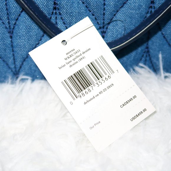 SOLD!!!Kate Spade Briar Lane Denim Satchel - Picture 10 of 12